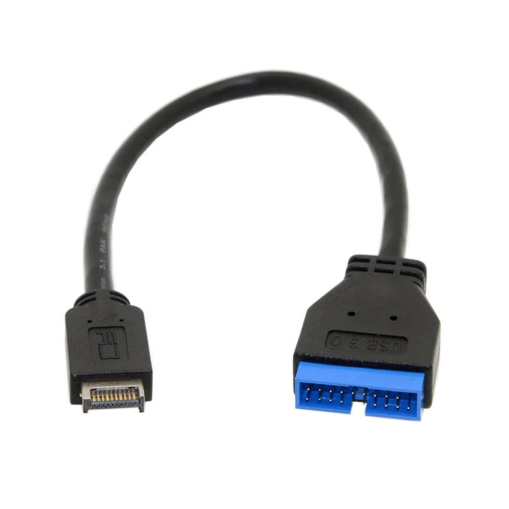 Adaptador USB 3.1 Tipo E Macho a IDC20P USB 3.0 | Expande la Conectividad de tu Placa Madre - Imagen 3