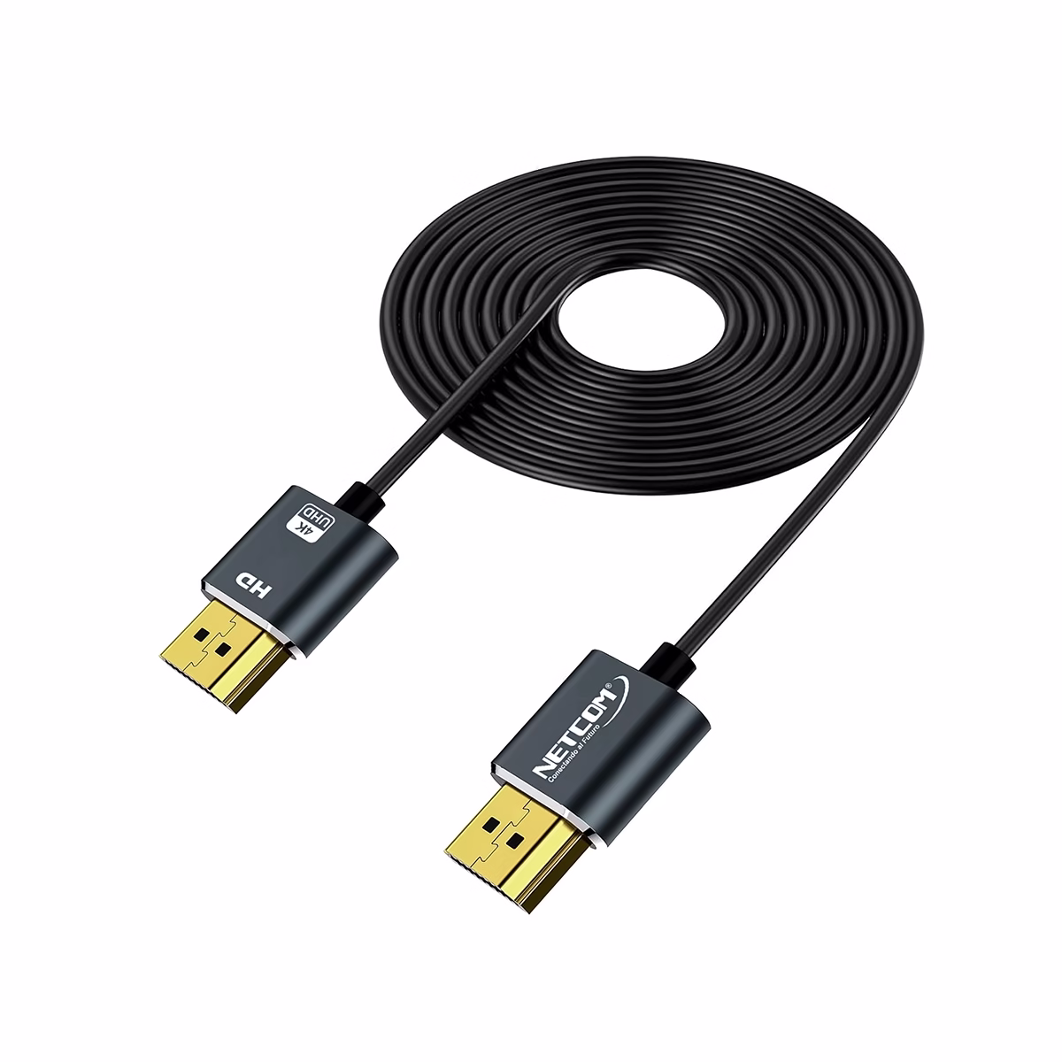Cable HDMI 4K Slim 1.8M Ultra HD 4K@60HZ v2.0 NETCOM PE-HD0892: La Conexión 4K que lo Tiene Todo - Imagen 4