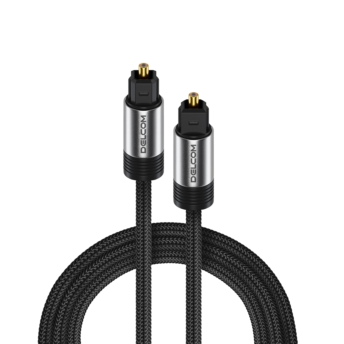 Cable de Audio Óptico Digital 2m SPDIF Delcom DL-ATS02 (Enmallado): ¡Sonido Puro y Envolvente! - Imagen 3