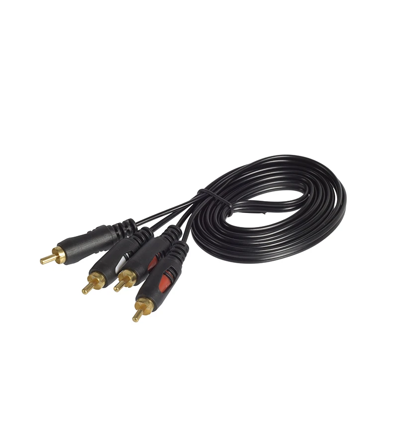 Cable Audio RCA Estéreo 1.8m Trautech PE-2RC1.8M | Conexión de Alta Fidelidad - Imagen 3