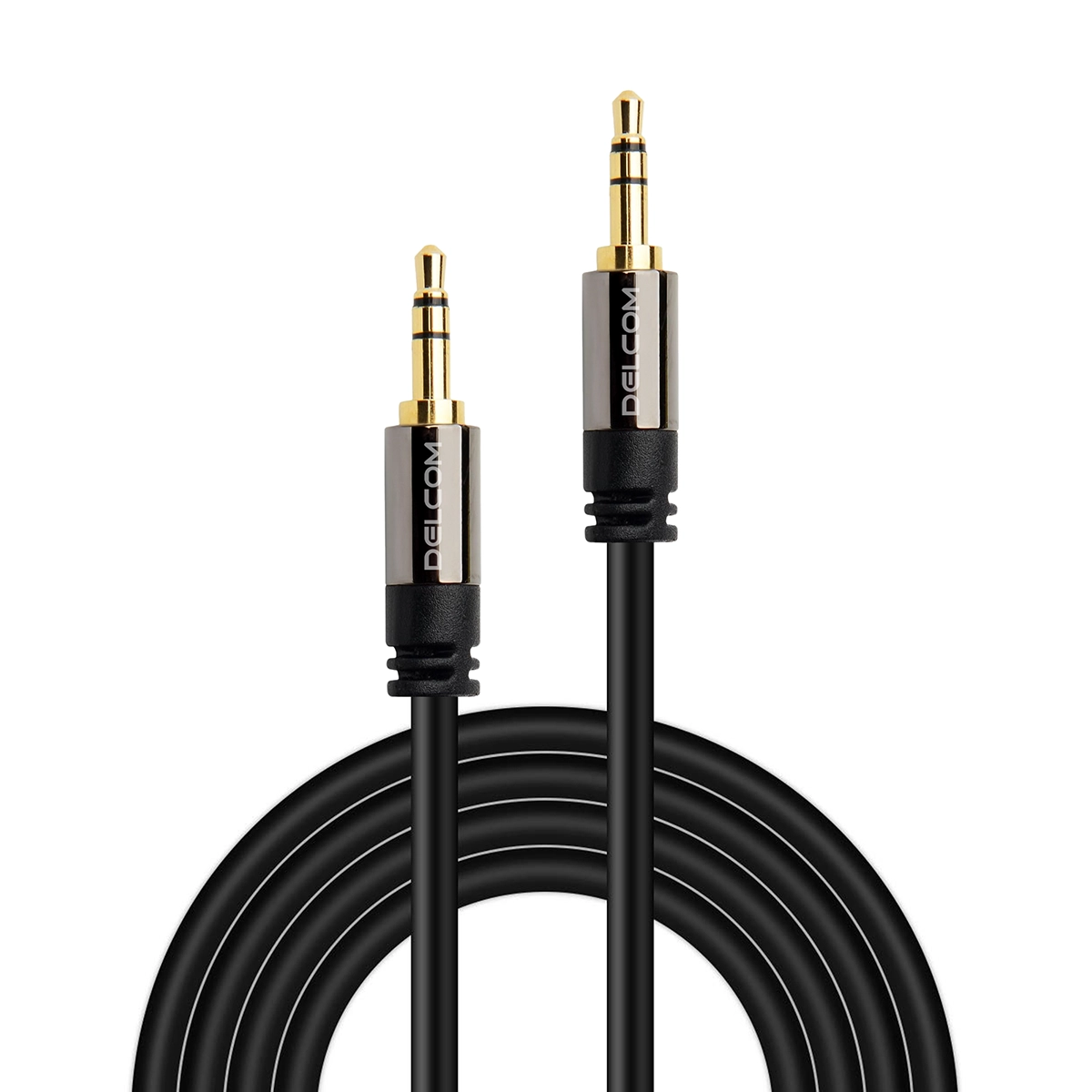 Cable de Audio Estéreo 3.5mm 1.8m Delcom DL-MST01: ¡Sonido de Alta Fidelidad y Máxima Durabilidad! - Imagen 3