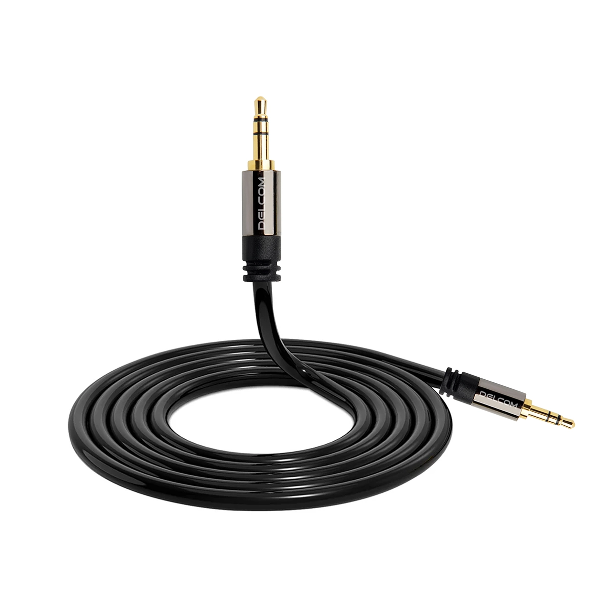 Cable de Audio Estéreo 3.5mm 1.8m Delcom DL-MST01: ¡Sonido de Alta Fidelidad y Máxima Durabilidad! - Imagen 4