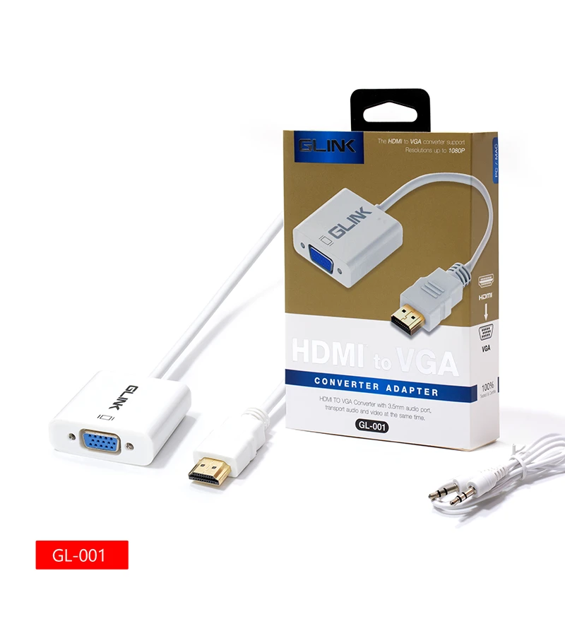 Convertidor HDMI a VGA Glink GL-001