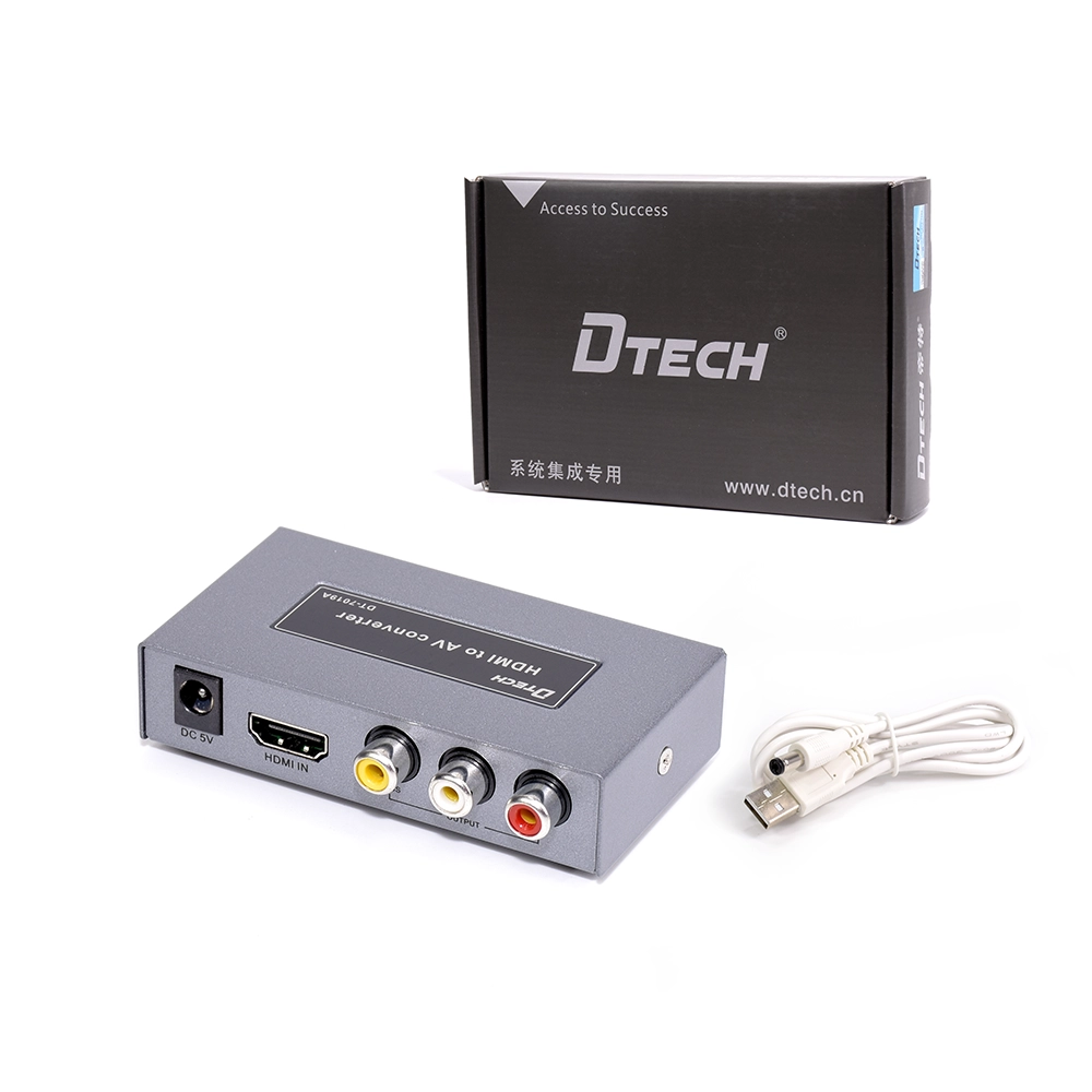 Convertidor HDMI a RCA Dtech DT-7019A: Dale Nueva Vida a tu TV Antiguo