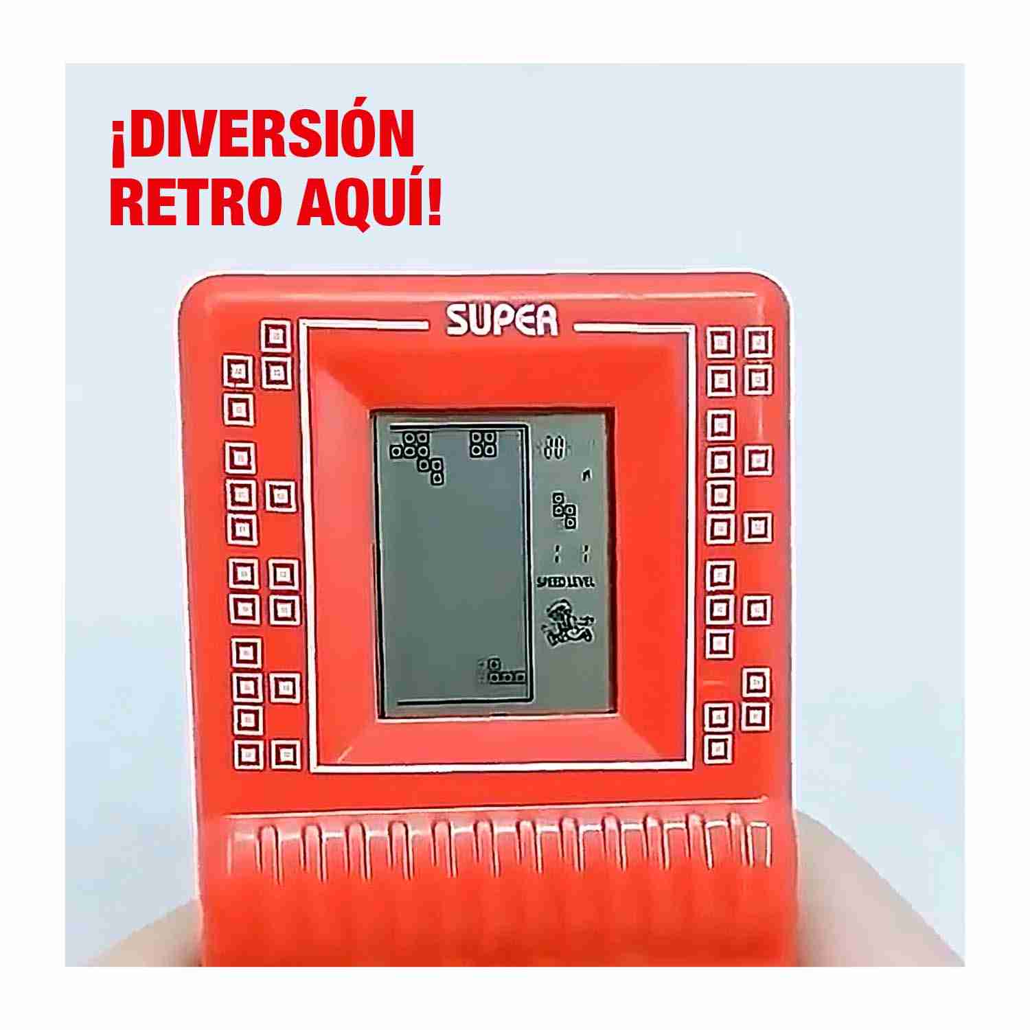 CONSOLA JUEGO RETRO BRICK GAME PINBALL TETRIS PUZZLE 9999EN1 - Imagen 4