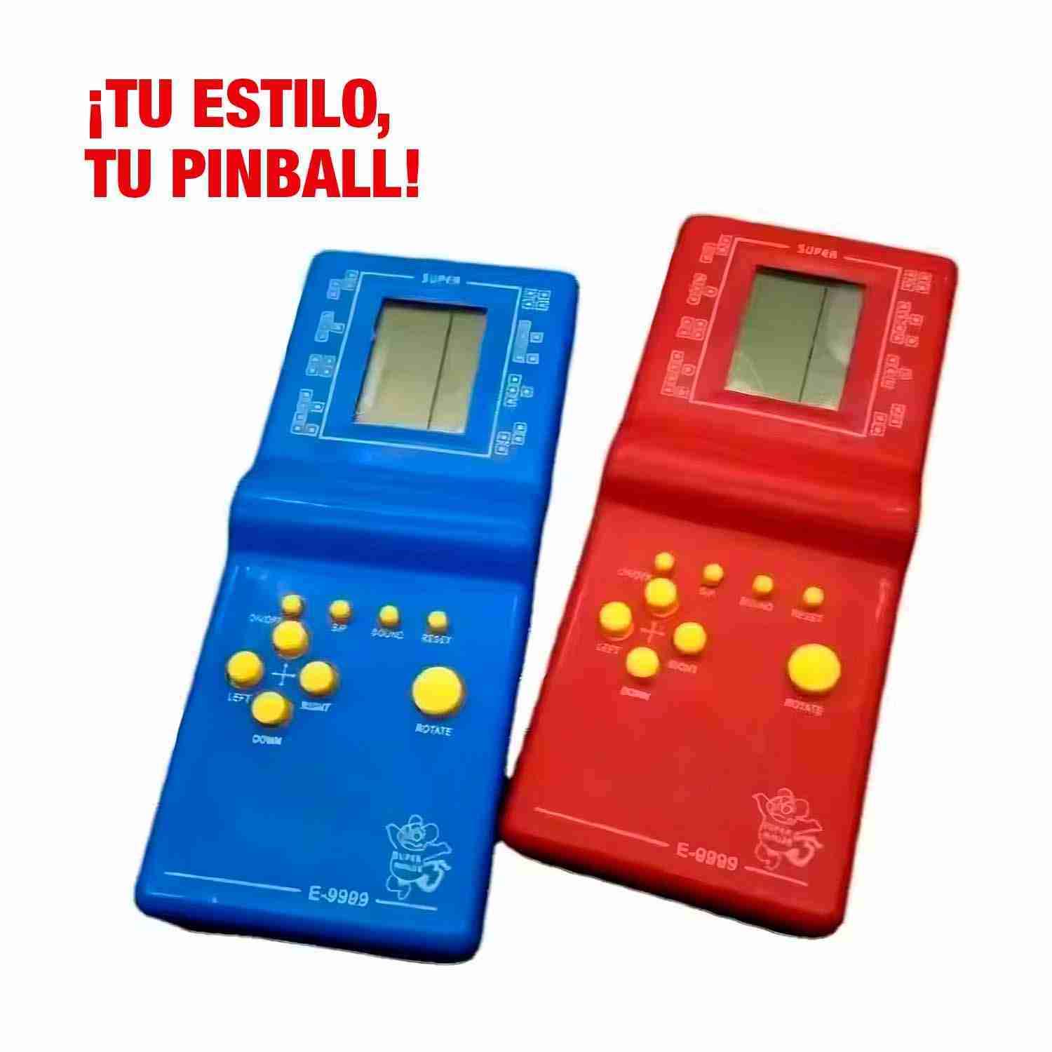 CONSOLA JUEGO RETRO BRICK GAME PINBALL TETRIS PUZZLE 9999EN1 - Imagen 8