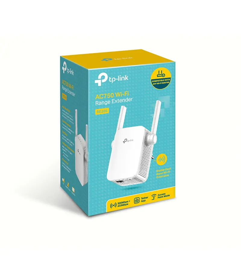 RE205: Repetidor Wi-Fi OneMesh AC750 | Amplía Tu Cobertura Wi-Fi | TP-Link