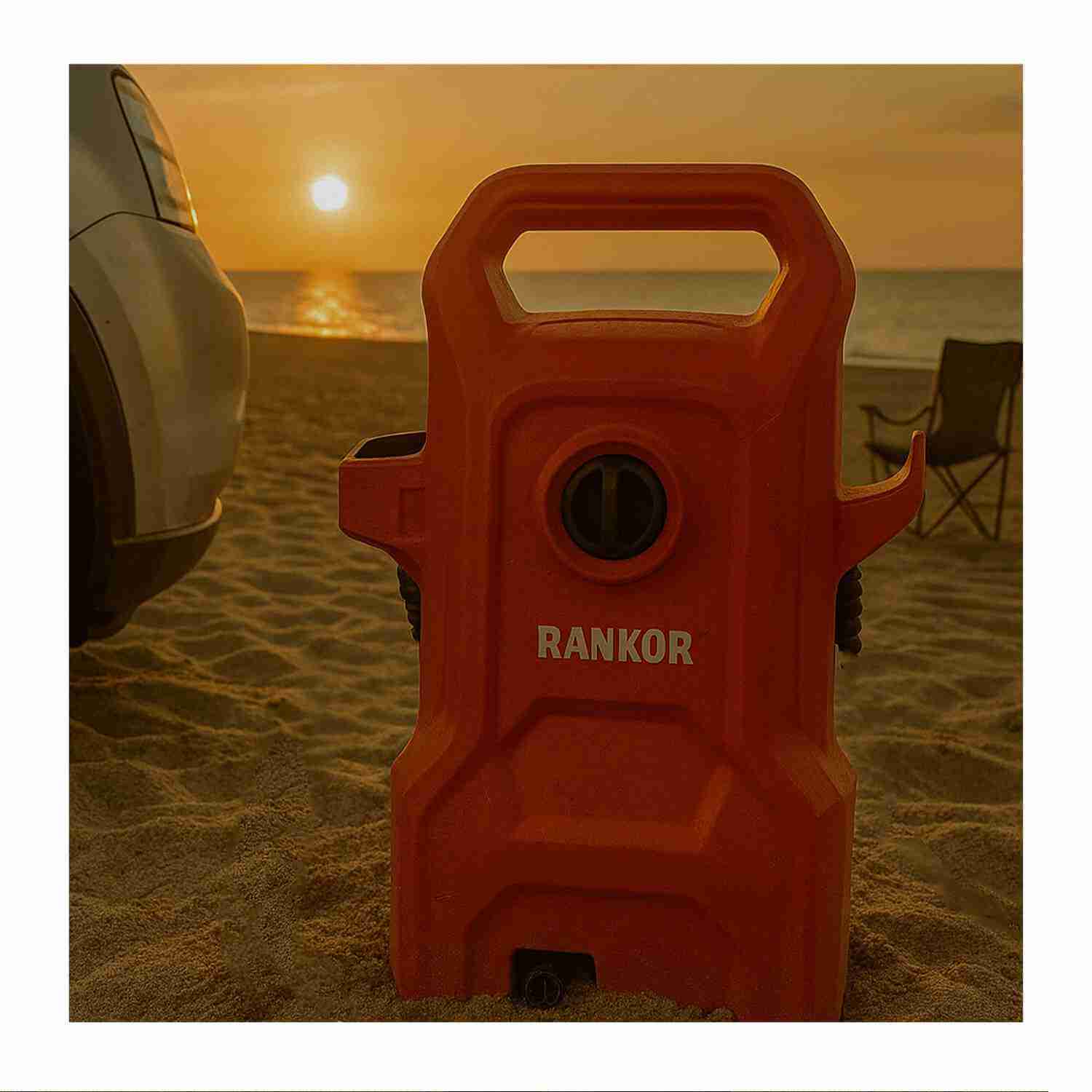 HIDROLAVADORA ELÉCTRICA 1400W CON SHAMPUNERA RANKOR ROJO - Imagen 6